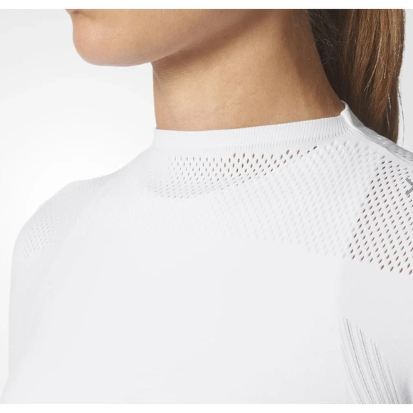 ADIDAS Women Size Med Training Warp knit White - Picture 3 of 12